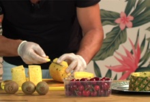 【850款】切水果花样雕刻摆拼盘美食视频素材-早彩素材网