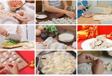 【102款】包饺子煮饺子水饺冬至过年和面调饺子馅美食特写实拍视频素材-早彩素材网